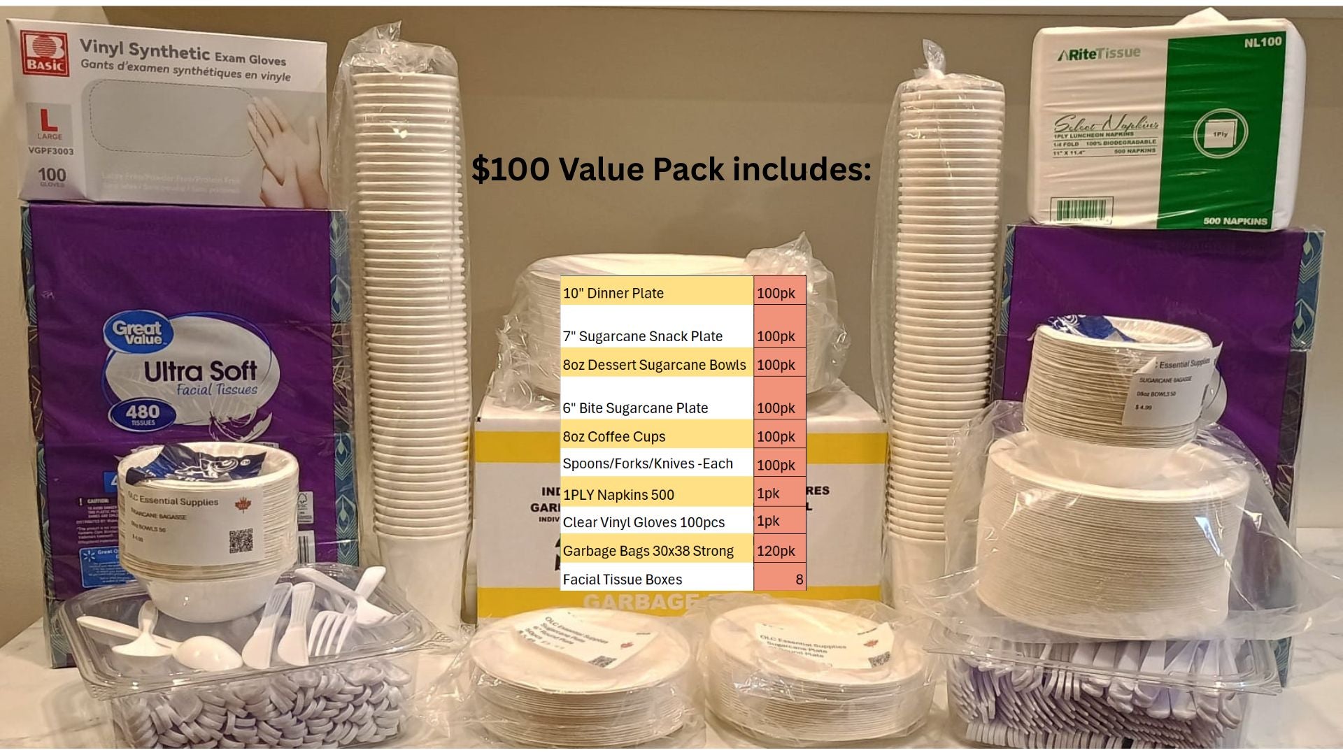 $100 Value Family Party Pack