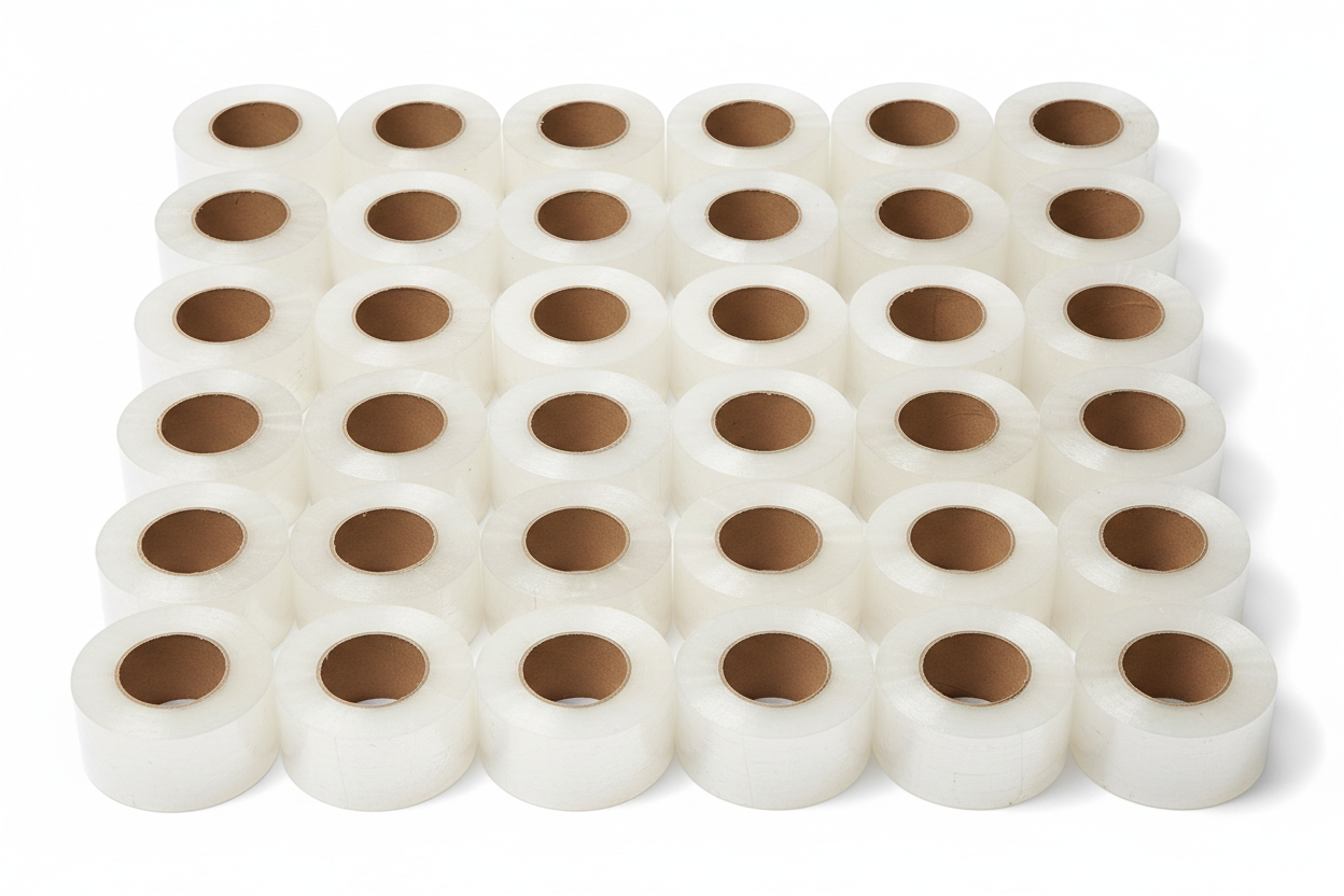 Tape 2'' x 50micron x 328ft, Transparent, 36 Rolls/Cases