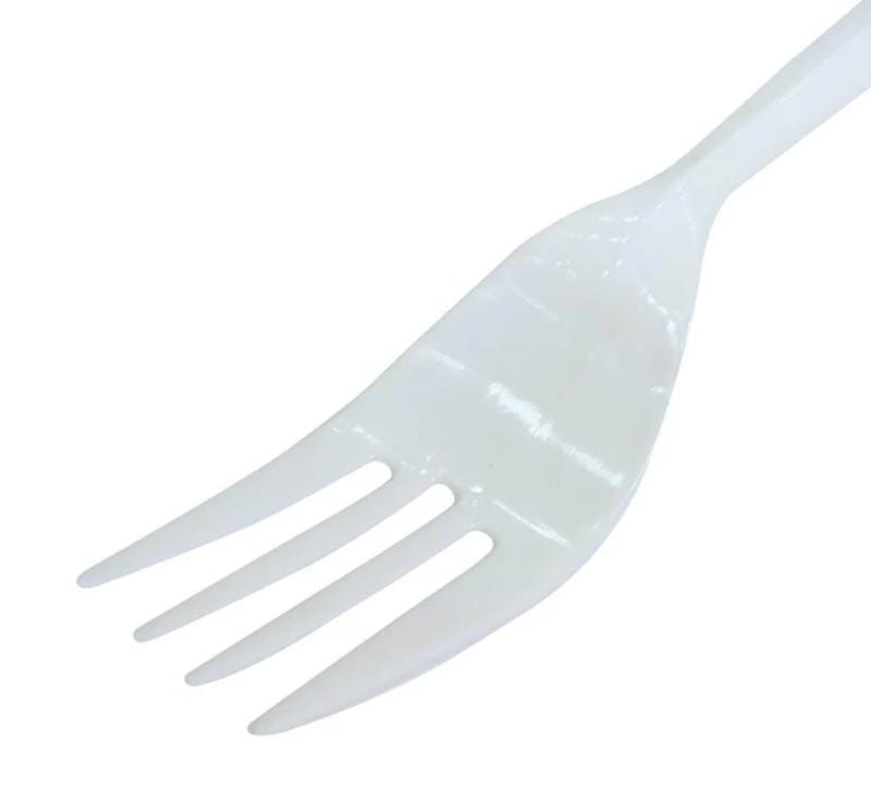 Plastic Fork - Medium - White-Case 500 - 10.49