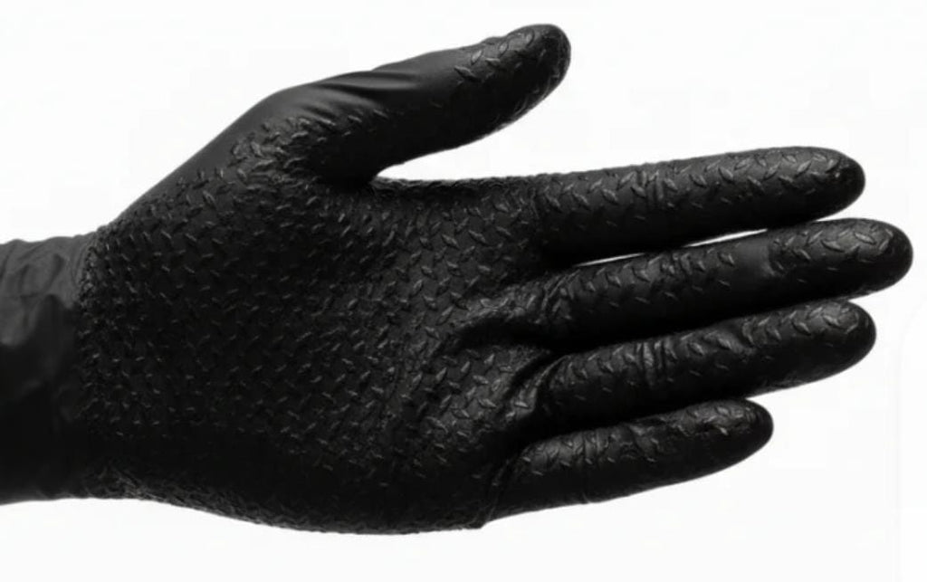 Precision Grip™ Diamond Texture Nitrile Gloves 8mil-10 X 100PCS