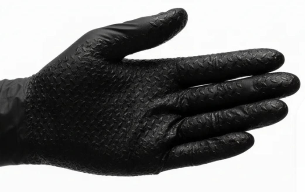 Precision Grip™ Diamond Texture Nitrile Gloves 8mil-10 X 100PCS