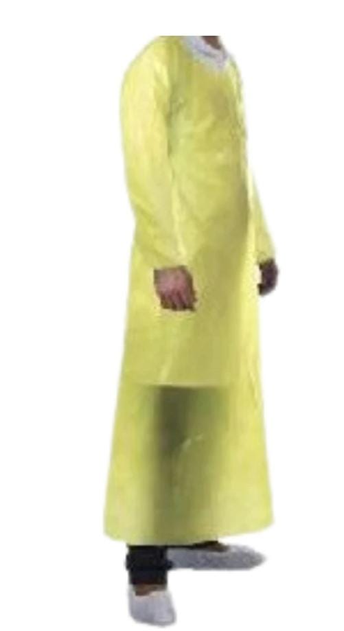 115 x 137 cm Yellow Isolation Gown- 10PCS/Bag