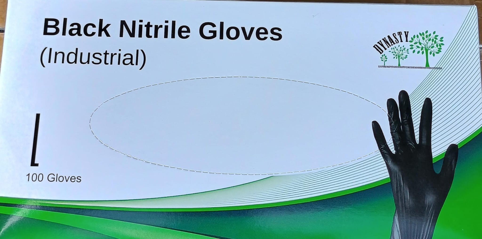 Black Nitrile 100 Gloves (Industrial) 5Mil