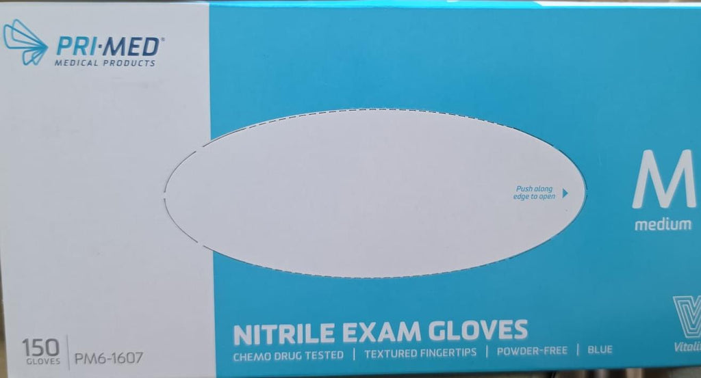 PRI-MED Nitrile Exam Gloves 150 x 10 Boxes