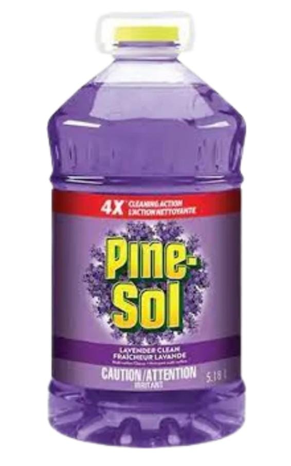 PINE-SOL LAVANDER SCENT ALL PURPOSE CLEANER 5.18L X 3