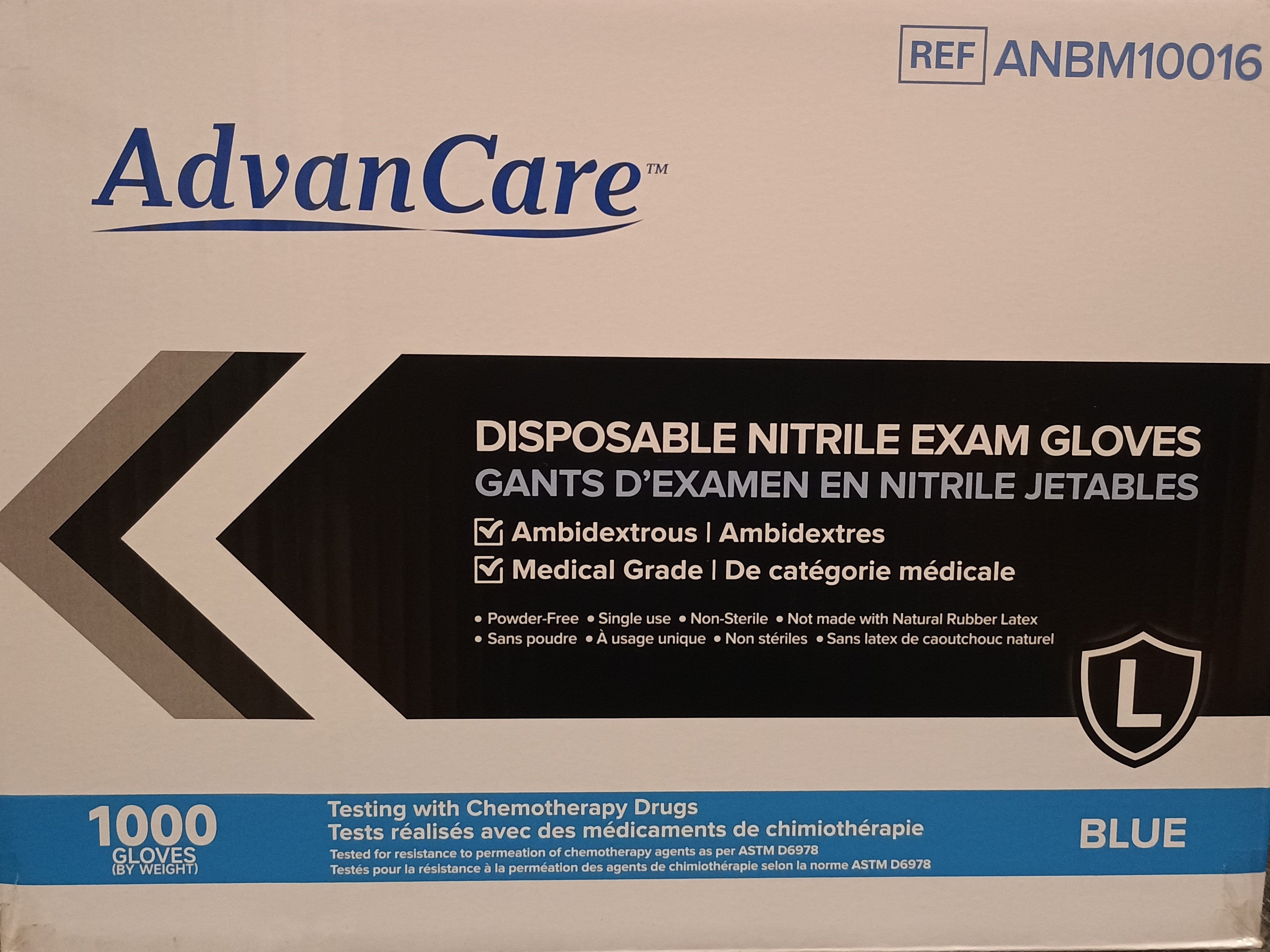 Disposable Nitrile Exam Gloves 1000PCS- 10 BOXES X 100PCS