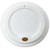 10 oz - 20 oz Dome Lid White Bagasse Compostable