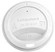 PP White Dome Sip Lids - 10oz-20oz Recyclable