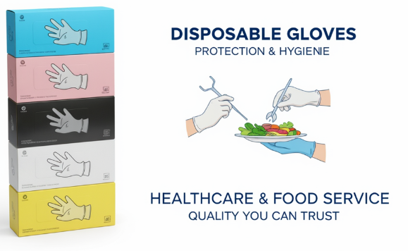Disposable Gloves Collection Banner
