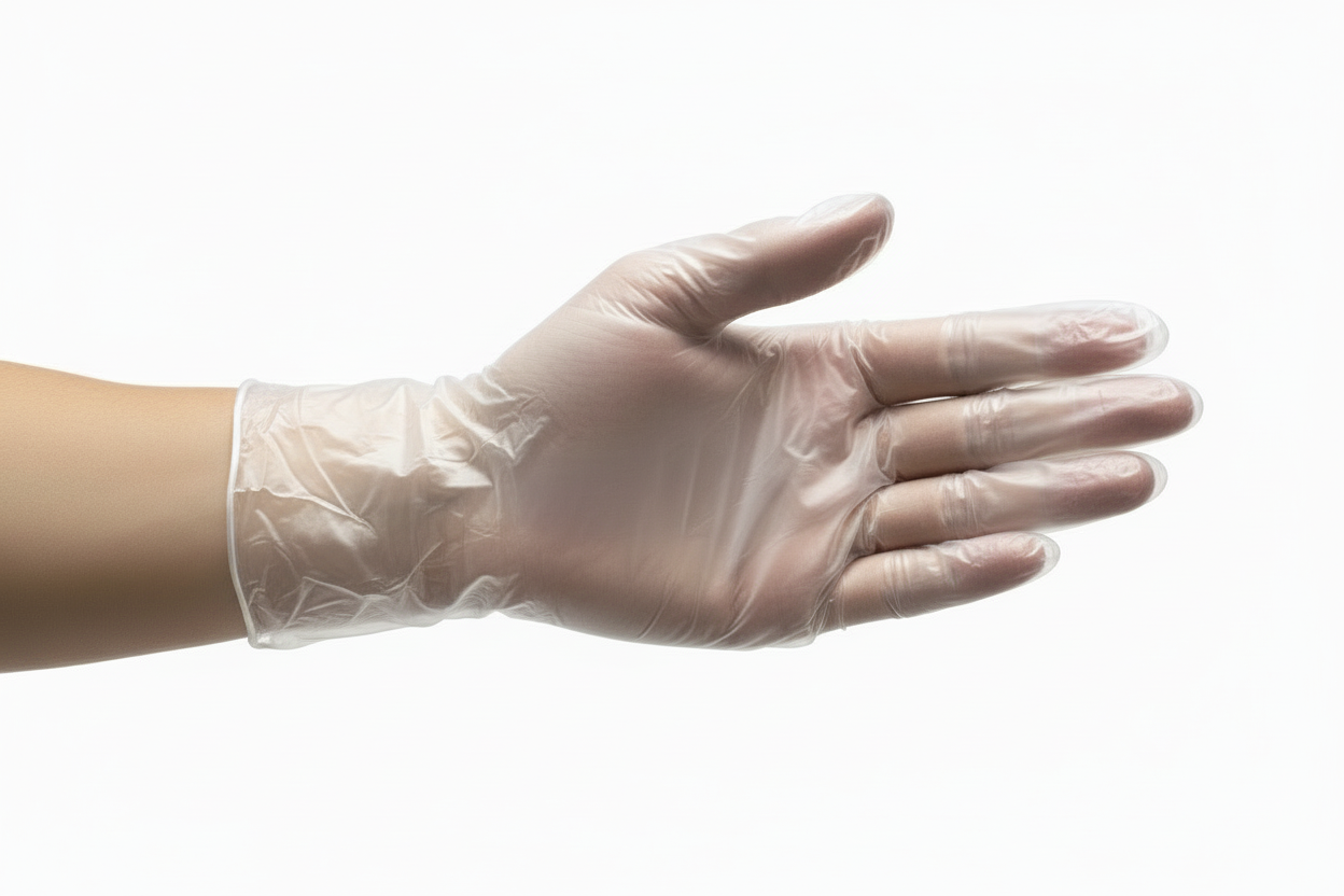 Vinyl Gloves Powder Free 4mil Clear Medical