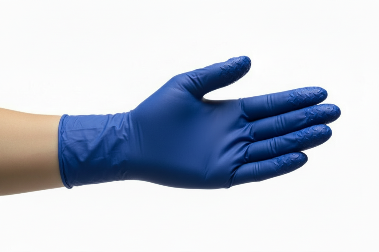 Nitrile Gloves Powder Free 4mil Sky Blue Medical